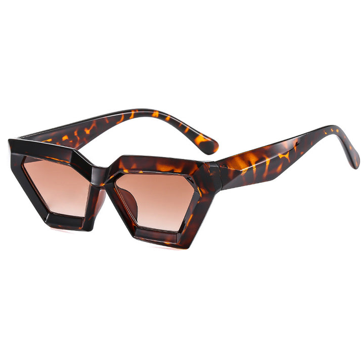 Ladies eye-catching sunglasses in unique hexagon design Kalsten