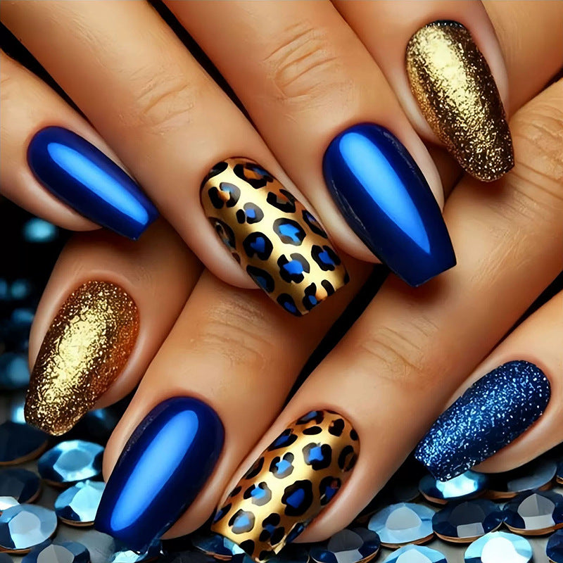 Luxurious Leopard Print Nail Art Kalsten