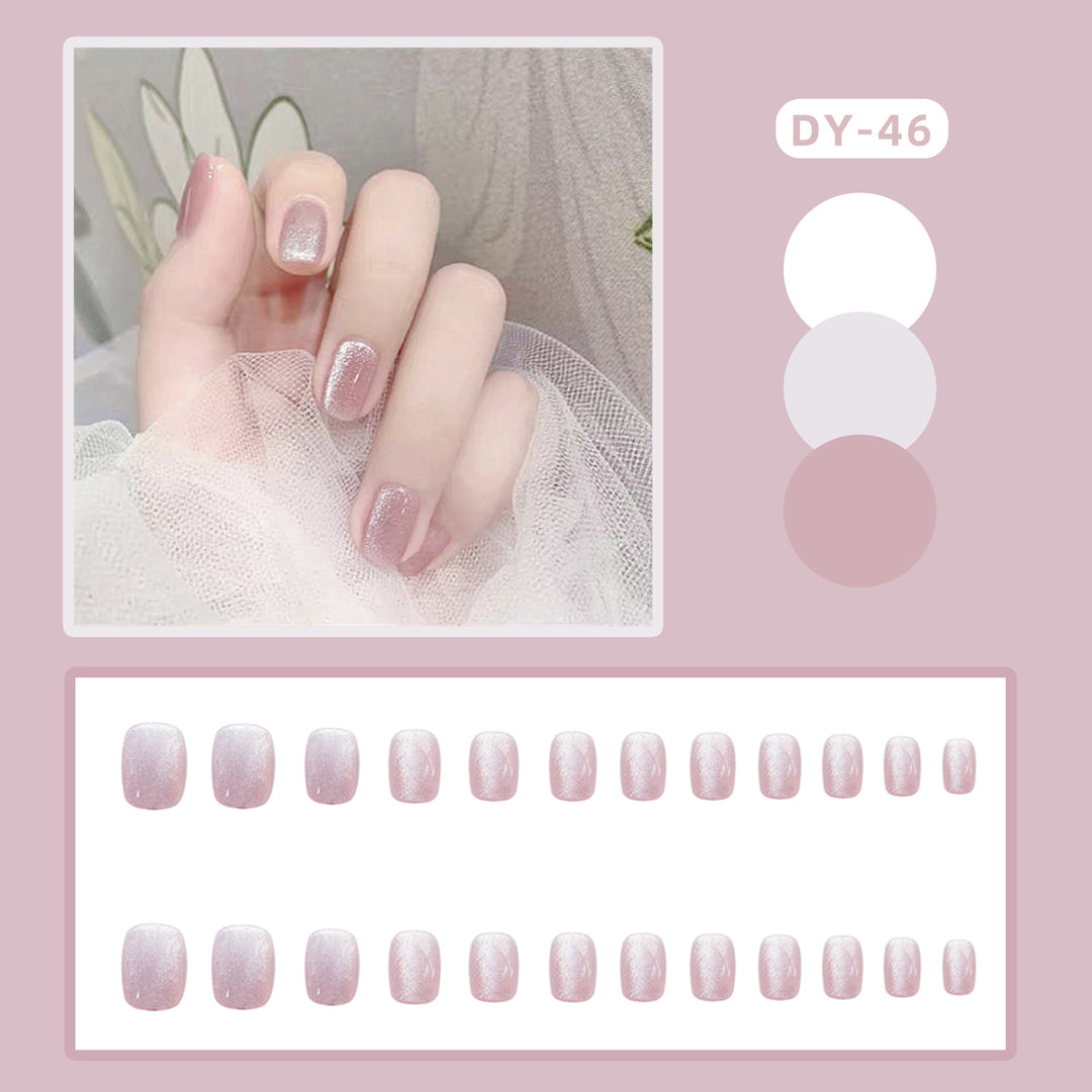Elegant Glittery Press-On Nail Set