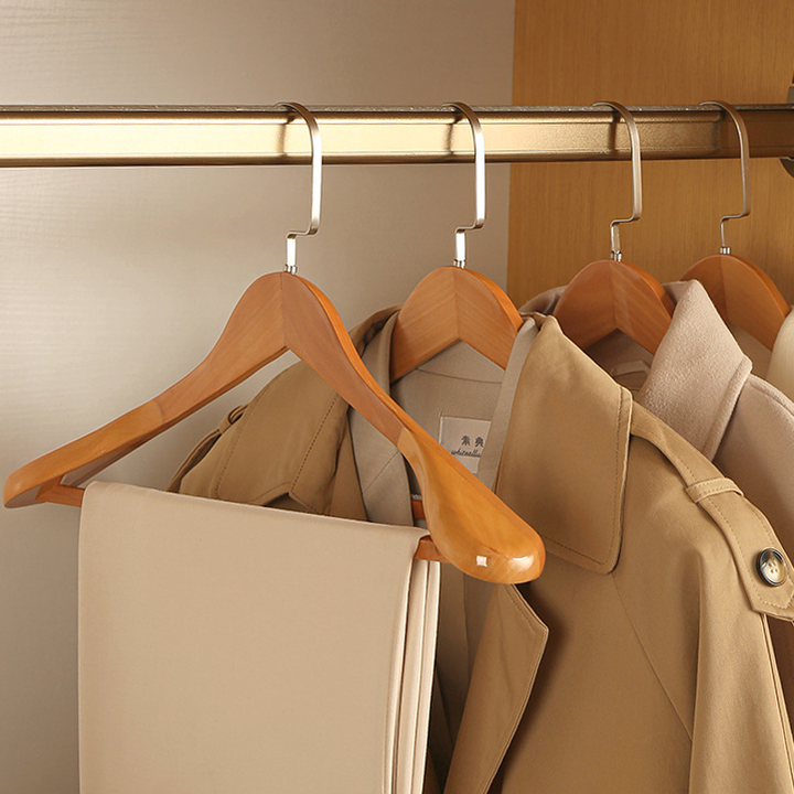Kalsten | Luxury Wooden Clothes Hangers with Curved Design