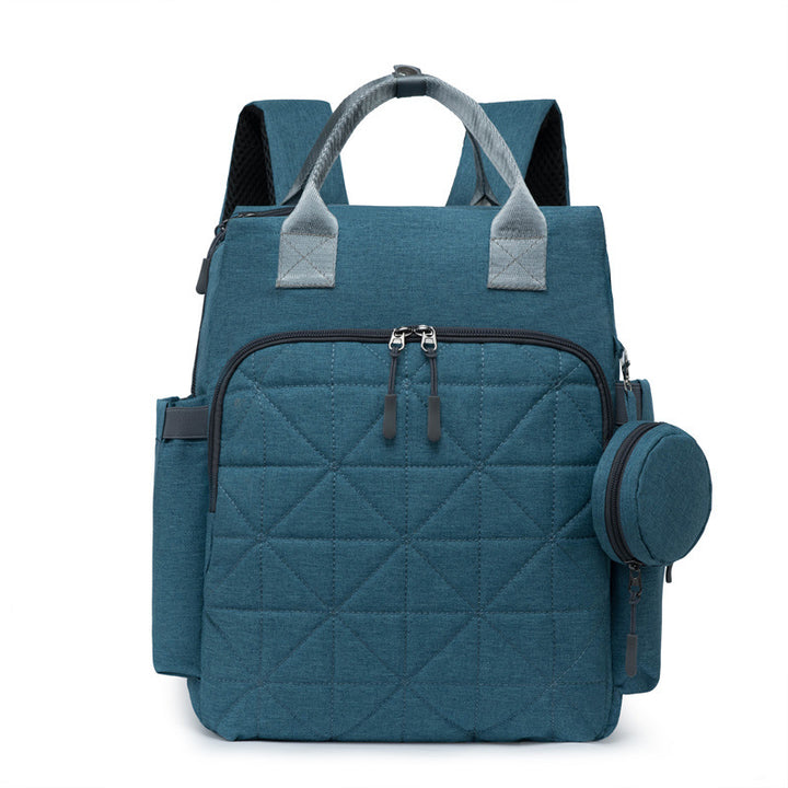 Multi-Pocket Quilted Backpack Kalsten