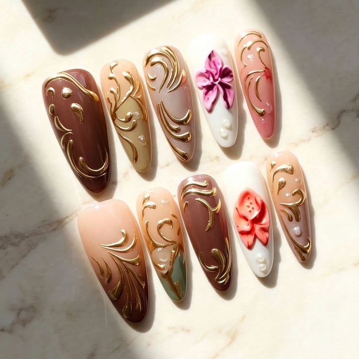 Artistic Gel Nail Design Kalsten