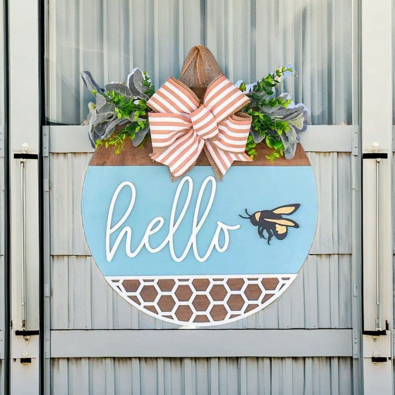 Decorative Wooden Welcome Sign