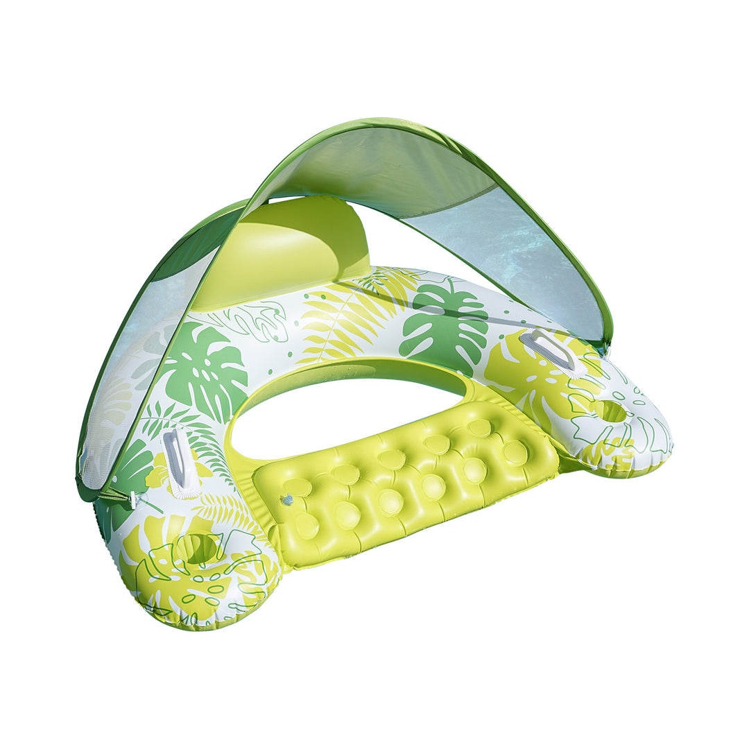 Unisex Inflatable Comfort Pool Lounger with Headrest Kalsten