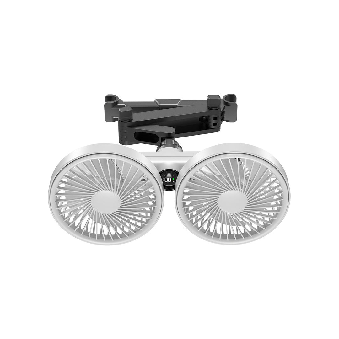 Unisex double fan with digital speed display Kalsten