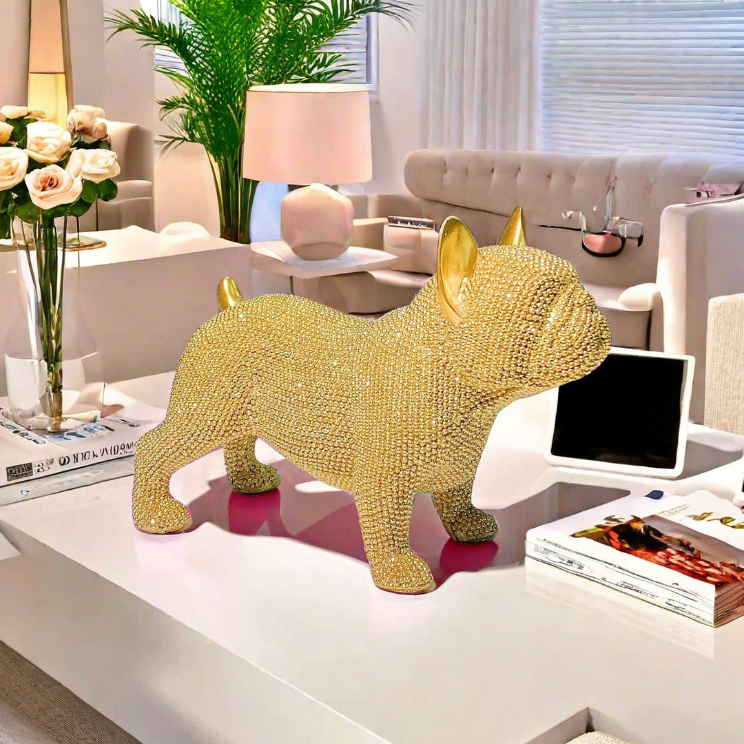 Shiny Bulldog Sculpture Kalsten