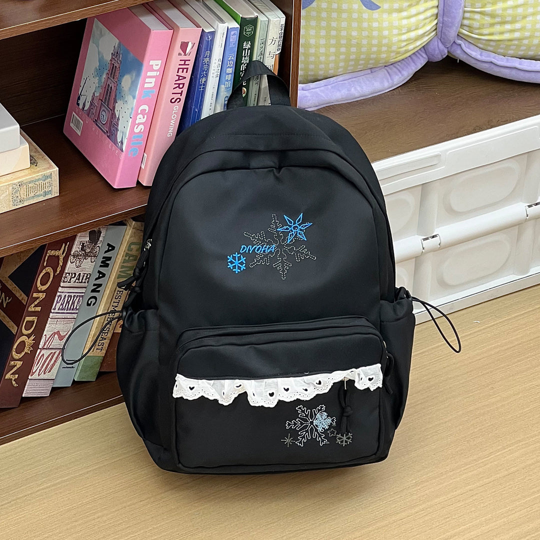 Stylish Embroidered Casual Backpack Kalsten