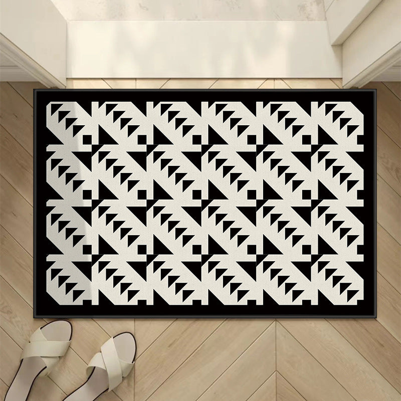 Geometric Patterned Entrance Mat