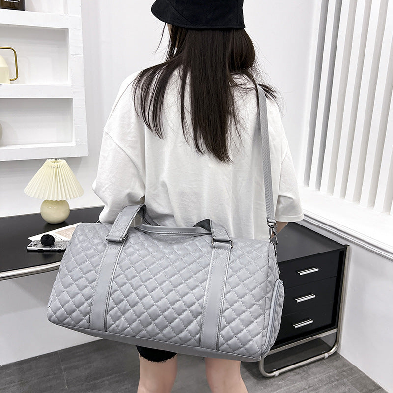 Quilted Travel Duffle Bag