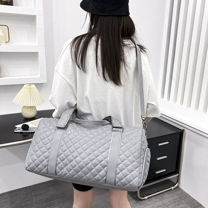 Quilted Travel Duffle Bag