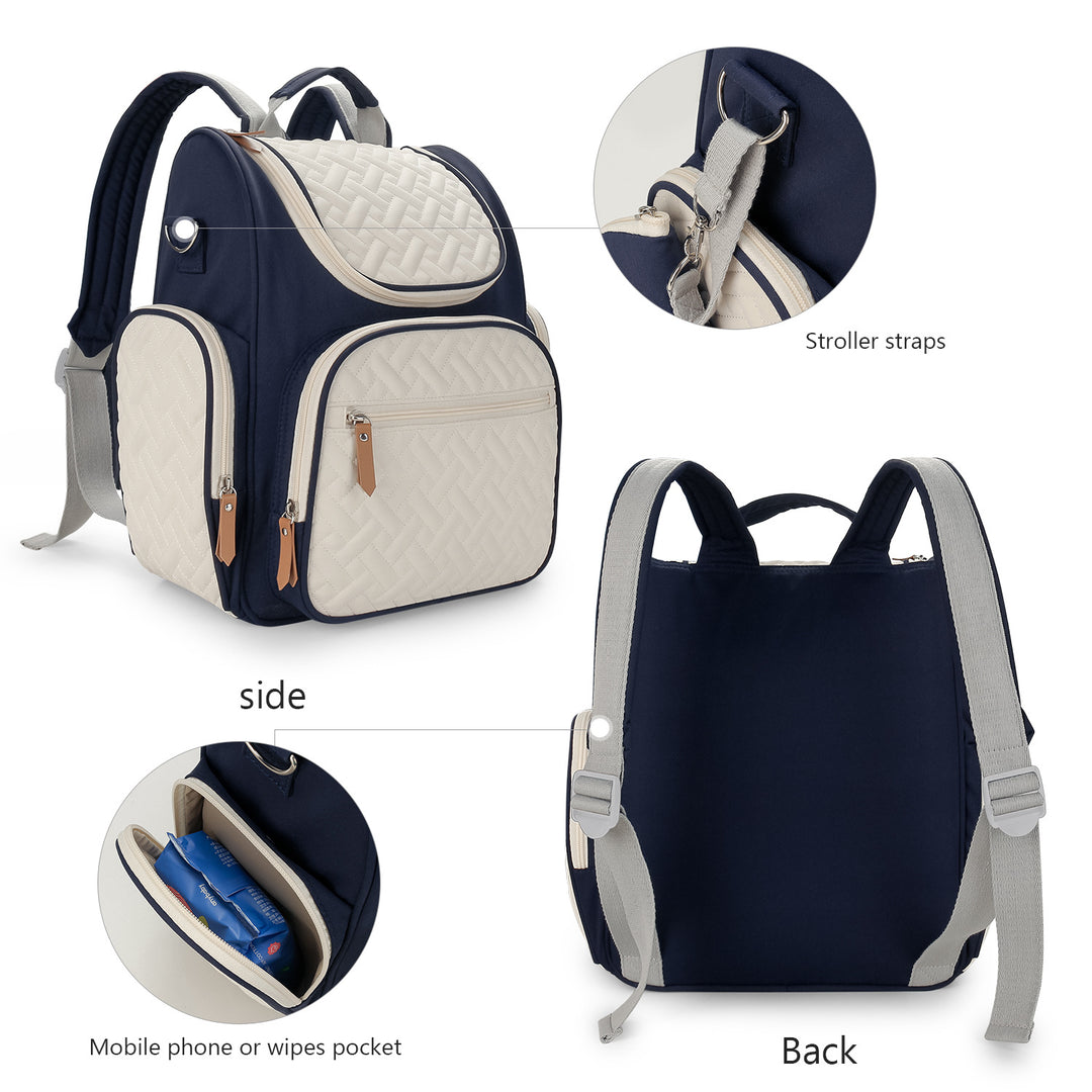 Stylish wrap backpack with multiple compartments Kalsten