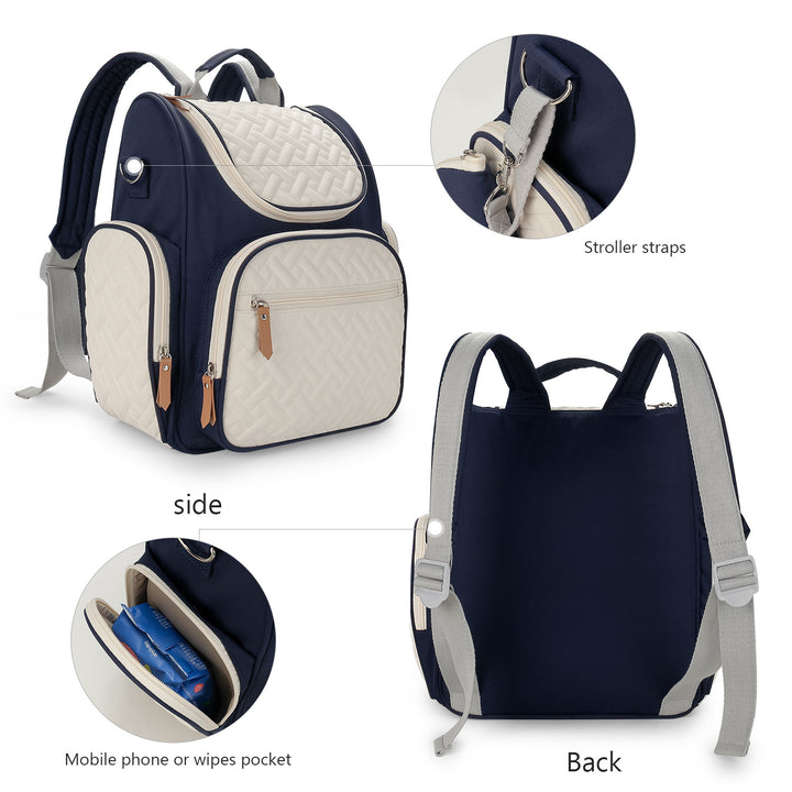 Stylish wrap backpack with multiple compartments Kalsten