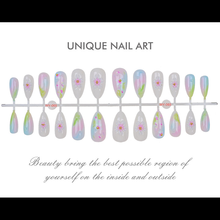 Floral-Accent Press-On Nail Collection Kalsten