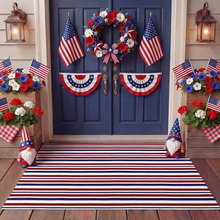 Patriotic Outdoor Door Mat