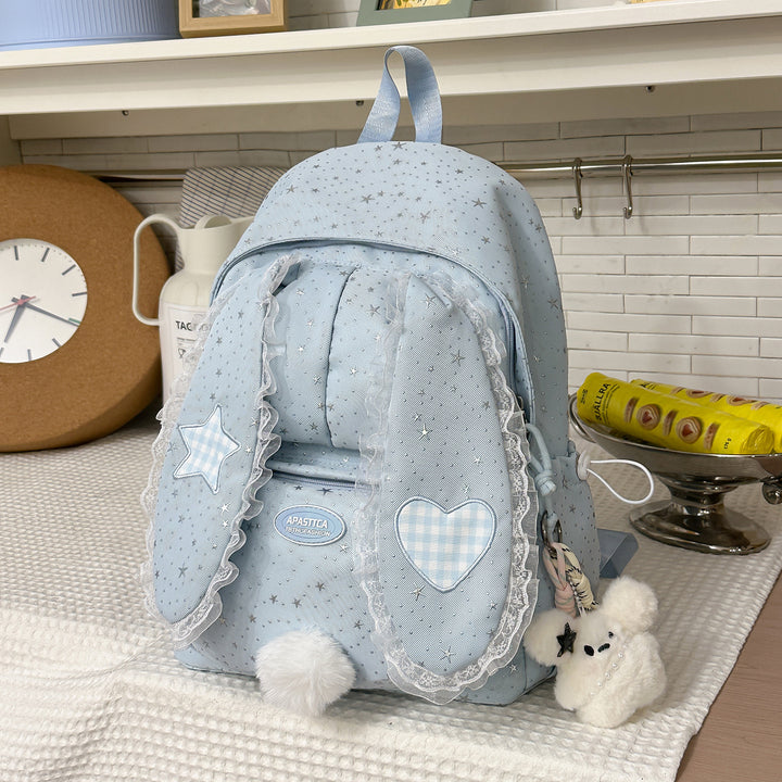 Whimsical Bunny-Ear Design Backpack Kalsten