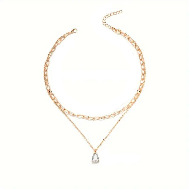 Layered Link Chain Necklace Kalsten