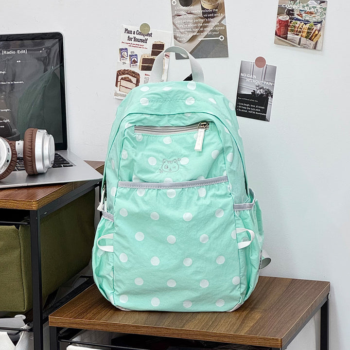 Stylish Polka Dot Casual Backpack Kalsten 1791205343
