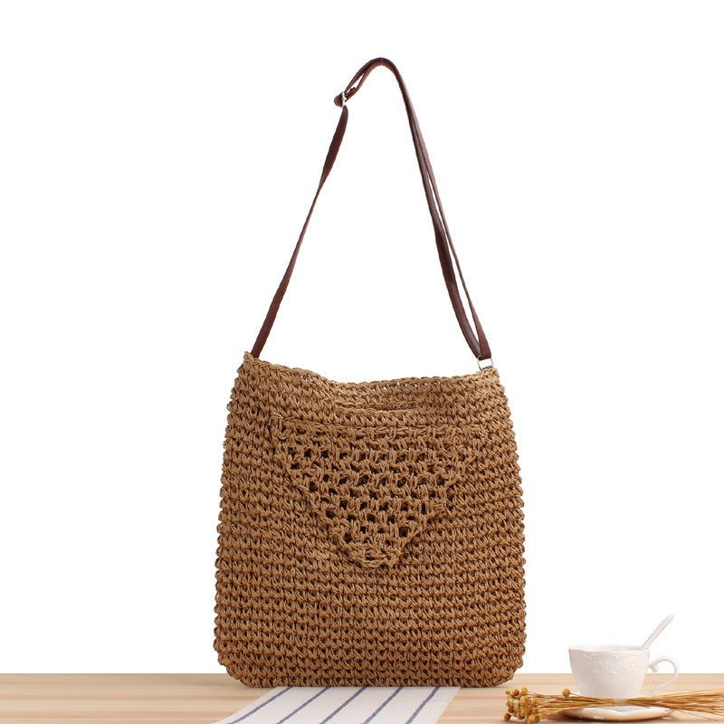 Handbag with Modern Macrame Structures Kalsten