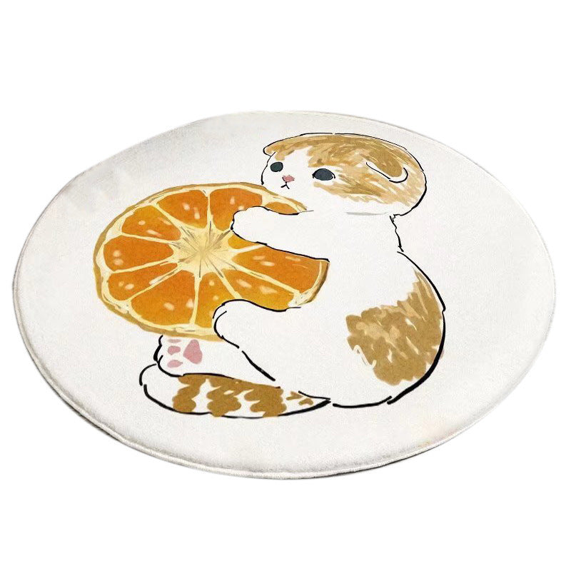 Cartoon-Themed Round Area Rug Kalsten