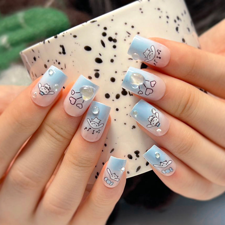 Artful Nail Extensions with Animal Motifs Kalsten