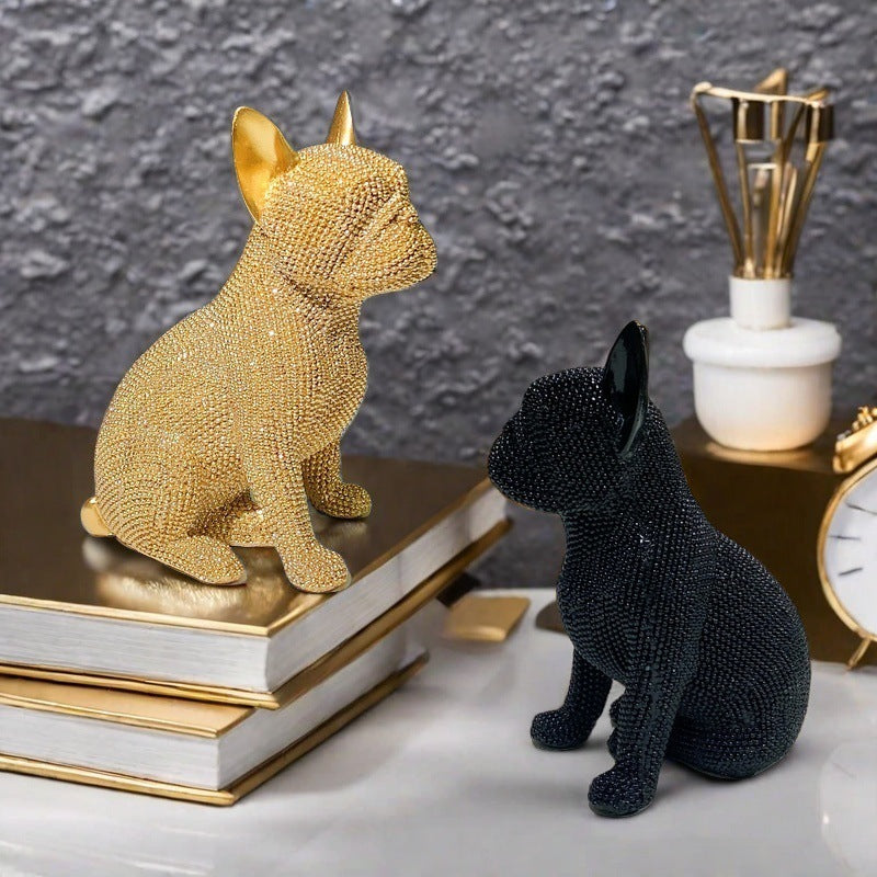 Shiny Bulldog Sculpture Kalsten