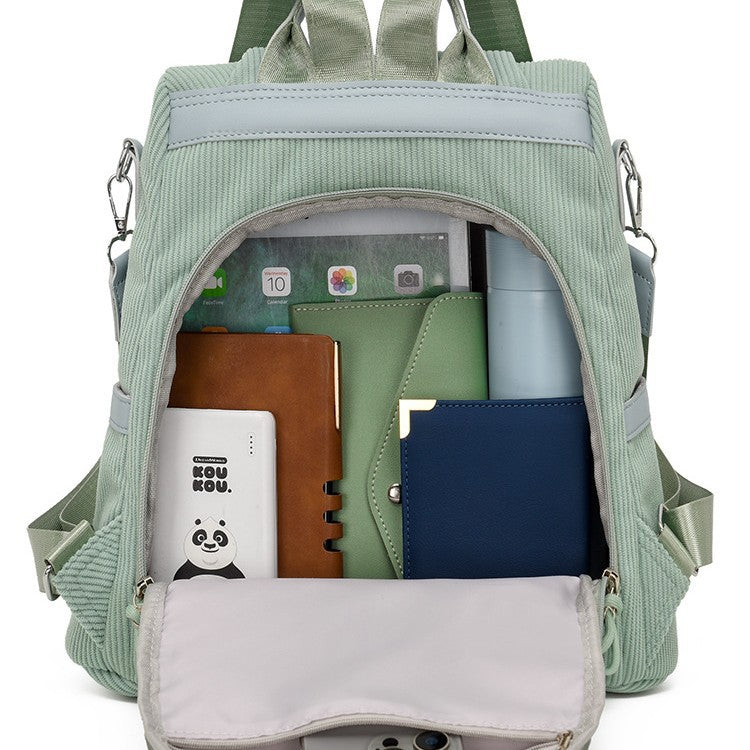 Backpack Made of High-Quality Cord with Spacious Inner Pockets Kalsten