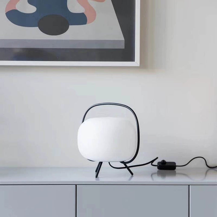 Modern Minimalist Table Lamp with Elegant Curved Design