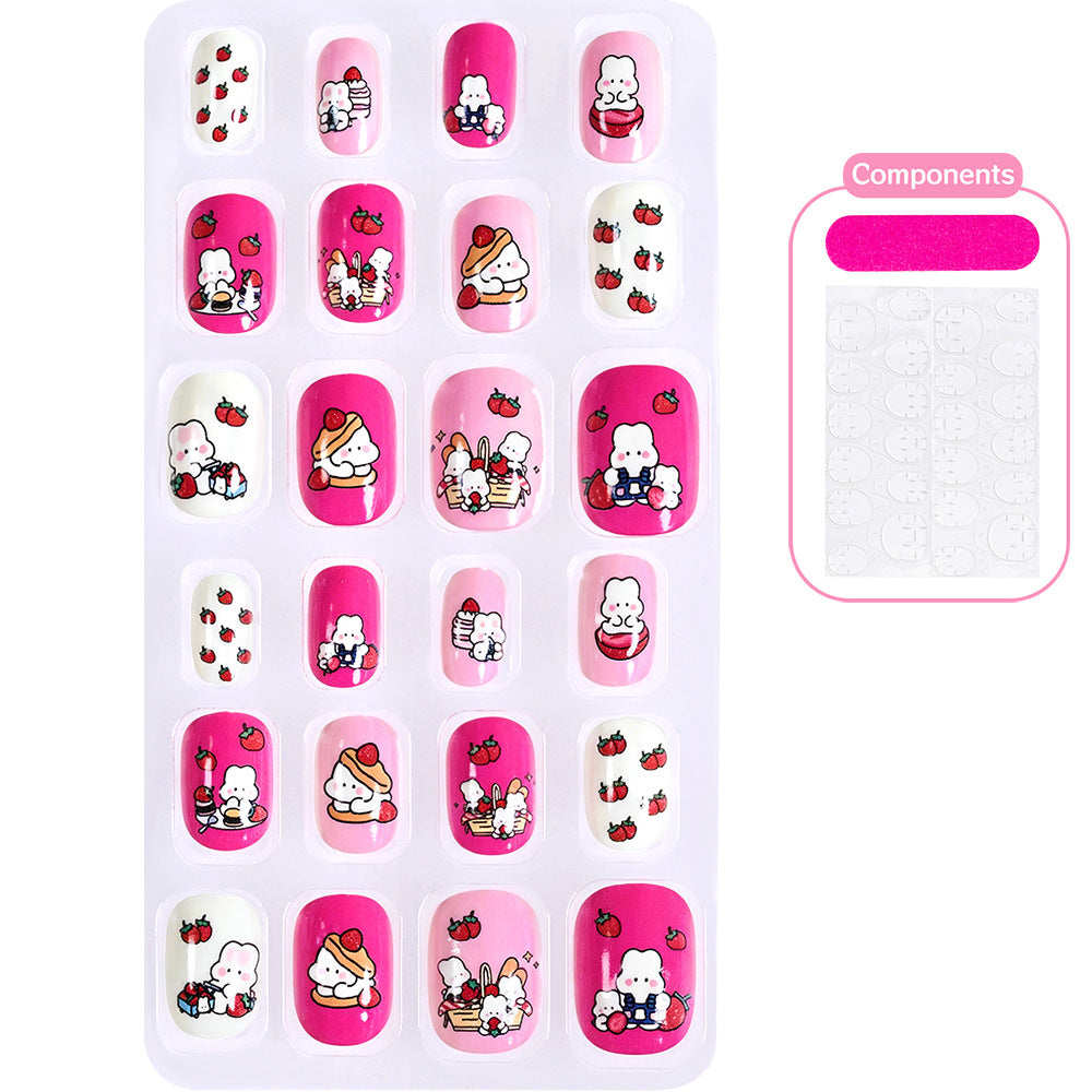 Themed Summer Beach Nail Art Press-On Nails Kalsten