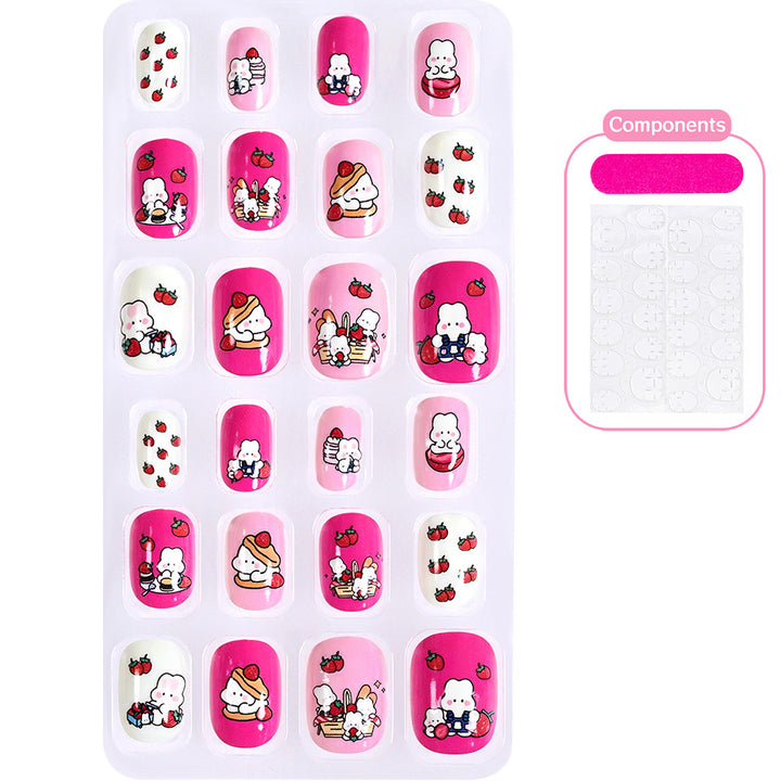 Themed Summer Beach Nail Art Press-On Nails Kalsten