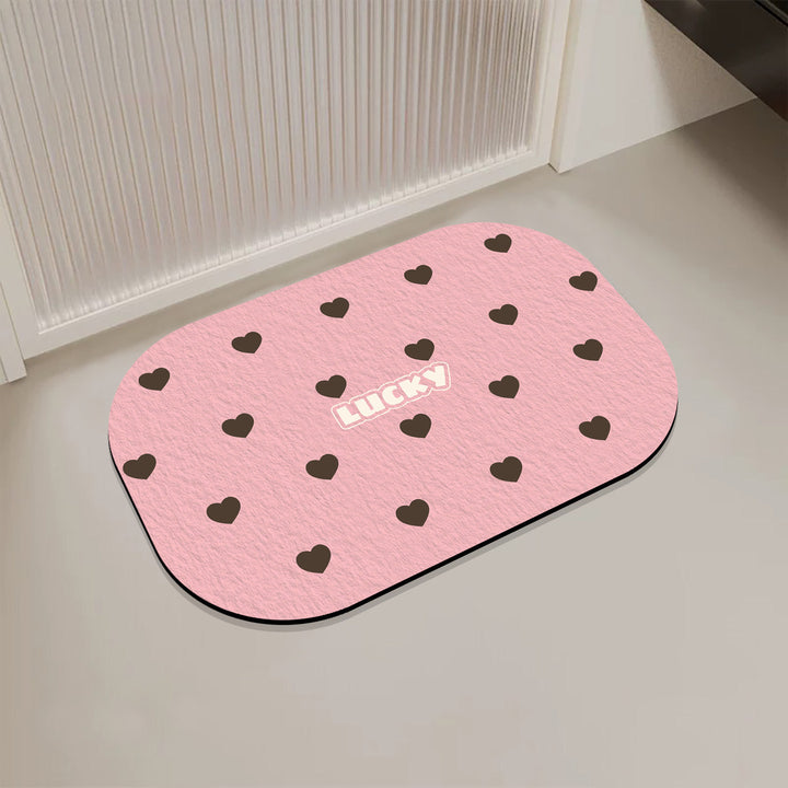 Floral Pattern Indoor Area Mat