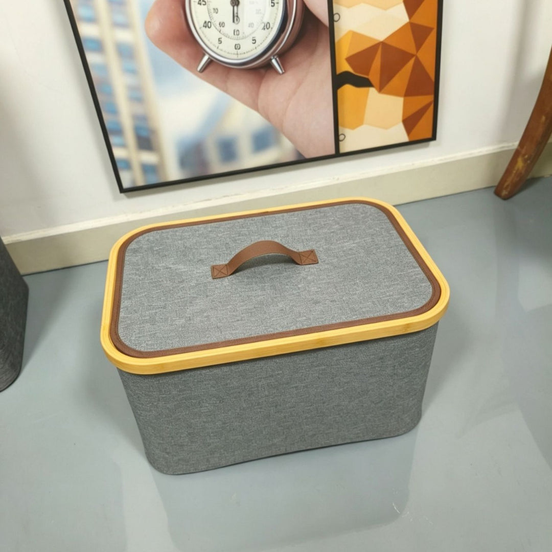 Storage boxes with elegant bamboo accents Kalsten
