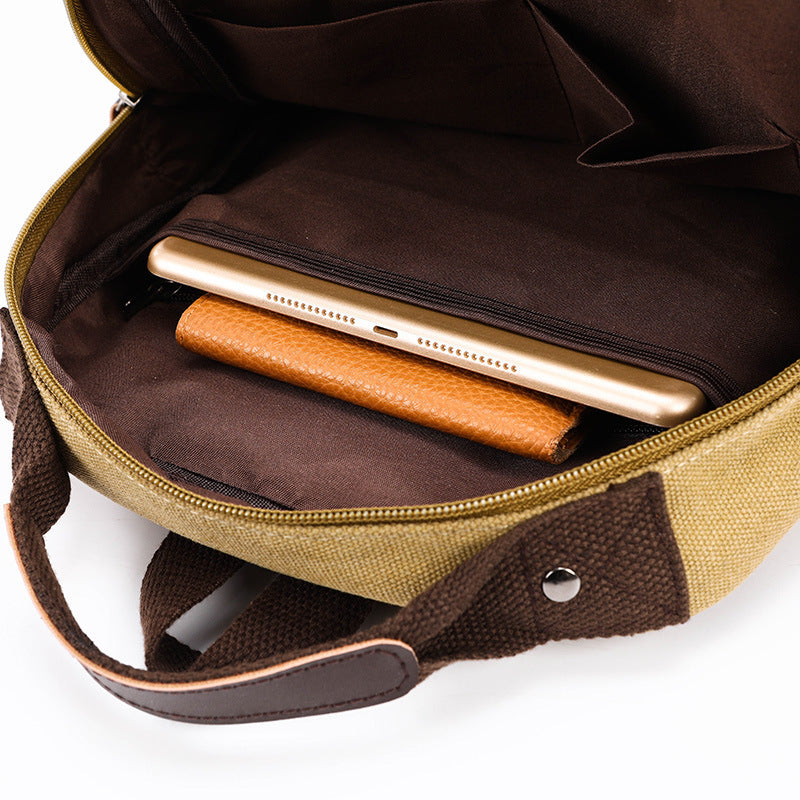 Versatile Canvas Messenger Bag Kalsten
