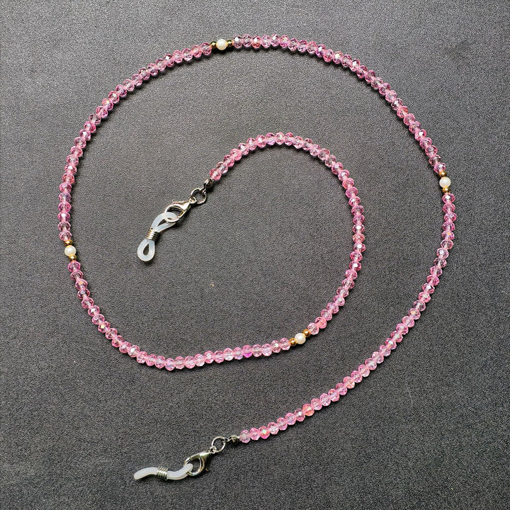 Elegant glasses holder chain with colorful beads Kalsten