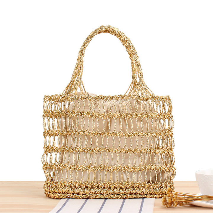 Shoulder bag made of punched metal grid Kalsten