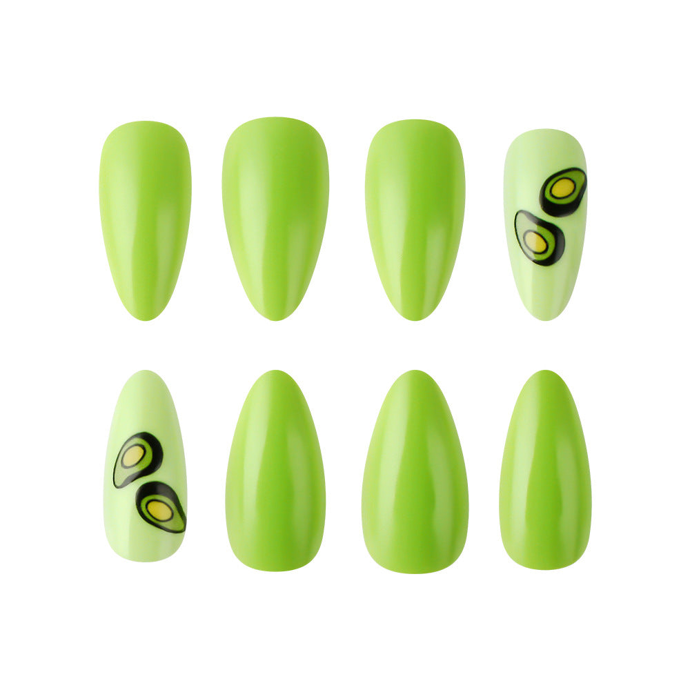 Avocado-Themed Press-On Nails Kalsten