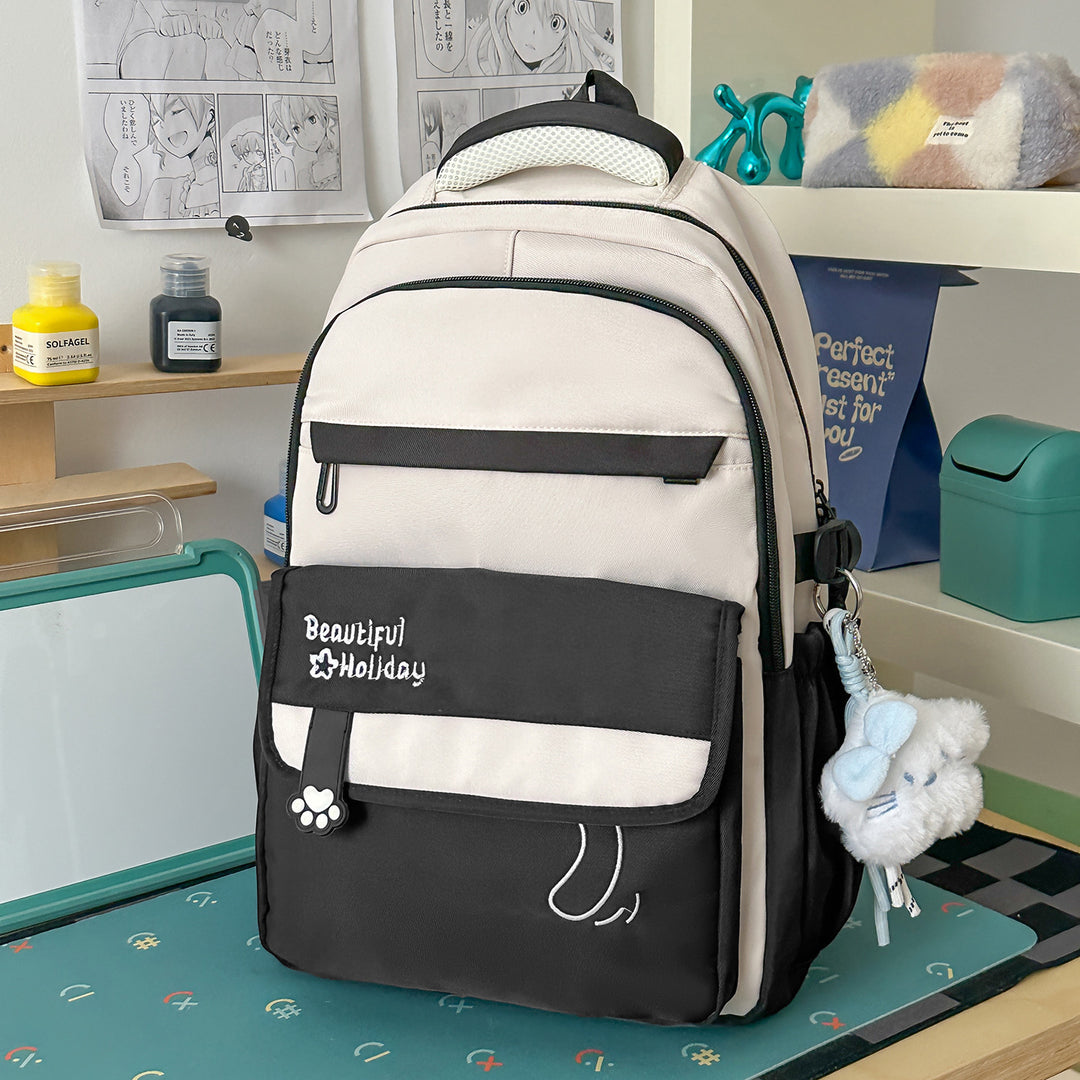 Cute Illustrated Patterned Backpack Kalsten