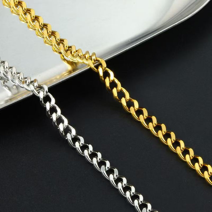 Chic Golden Chain Bracelet Set Kalsten
