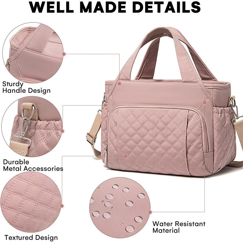 Quilted Multi-Pocket Handbag Kalsten