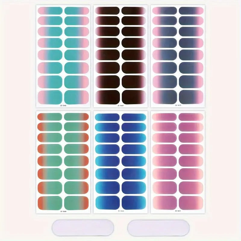 Gradient Ombre Nail Wraps
