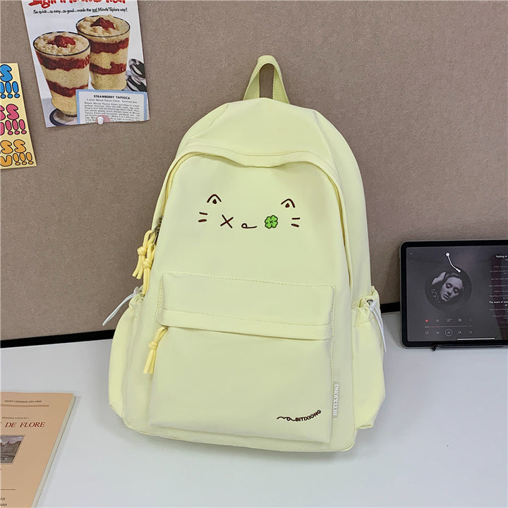 Cute Character-Embellished Backpack Kalsten