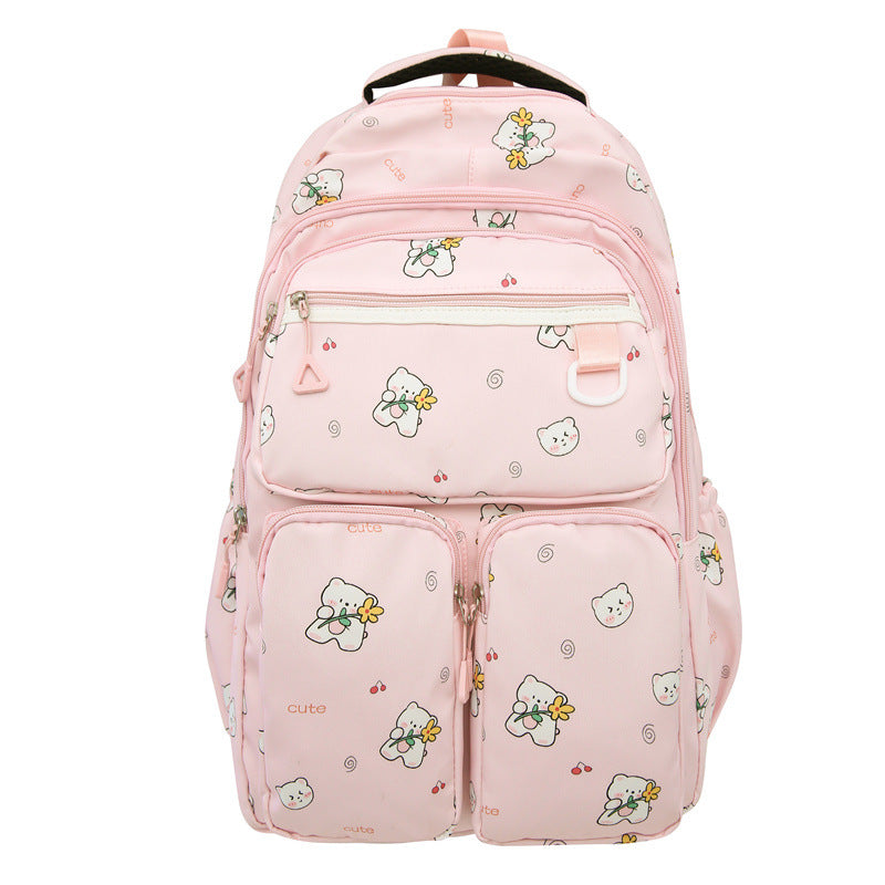 Plush backpack with playful animal motif Kalsten
