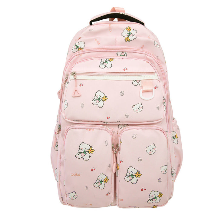 Plush backpack with playful animal motif Kalsten