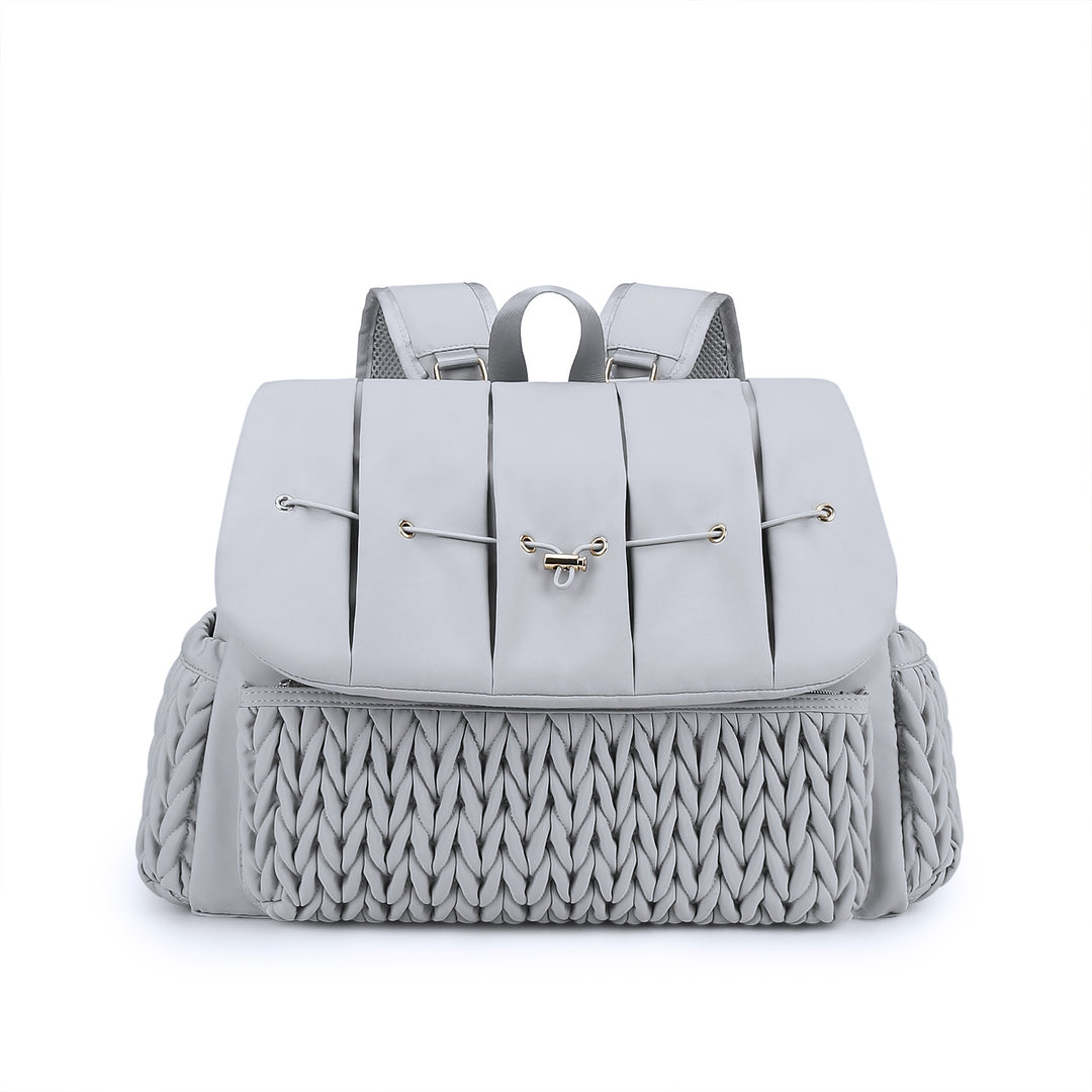 Fashionable backpack with braided design Kalsten
