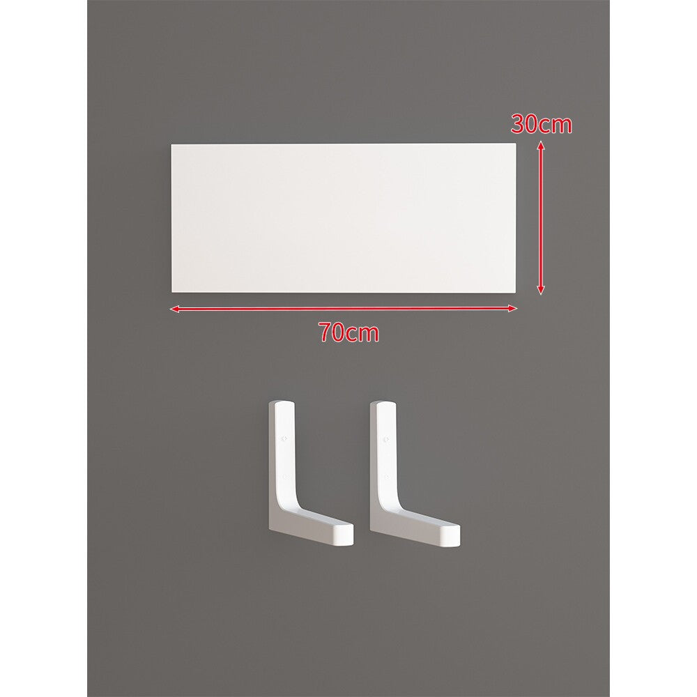 Long Narrow Floating Wall Shelf Kit with Concealed Heavy-Duty Brackets