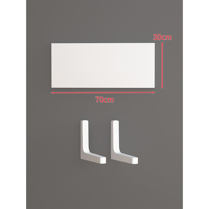 Long Narrow Floating Wall Shelf Kit with Concealed Heavy-Duty Brackets
