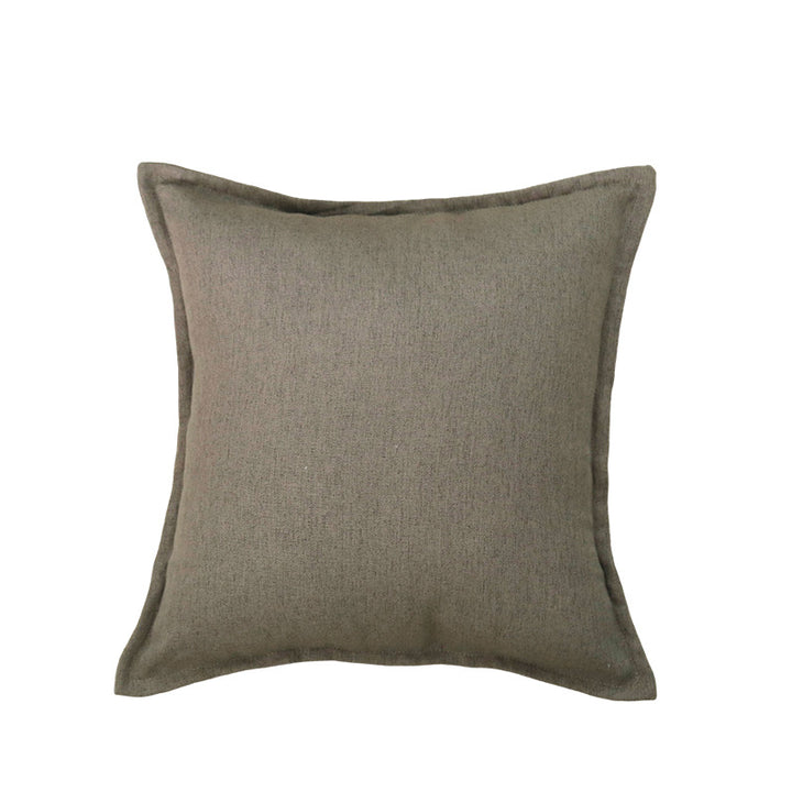 Decorative Linen Throw Pillow Cover with Piped Edge