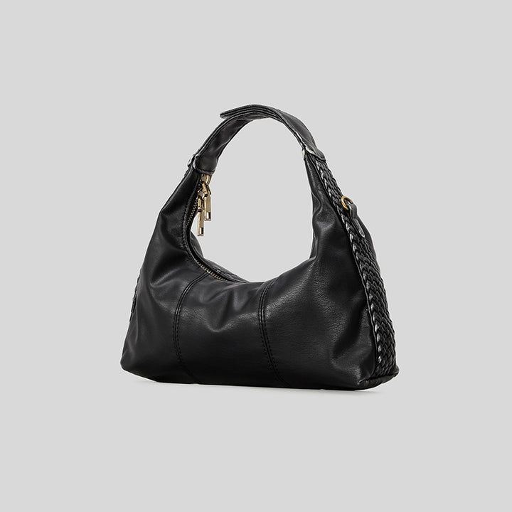 Braided Handheld Leather Bag