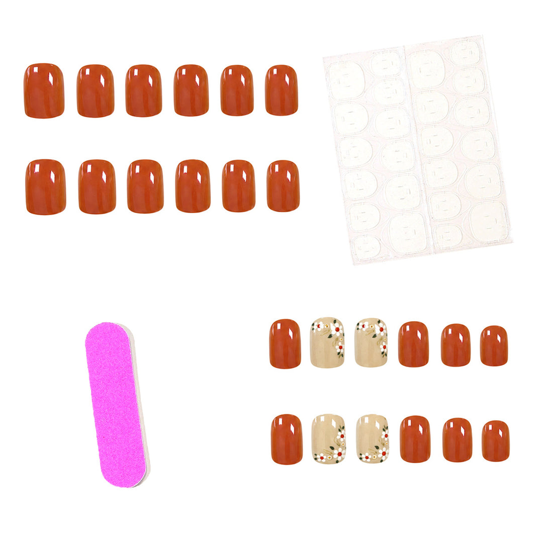 Floral Art Acrylic Nail Set Kalsten