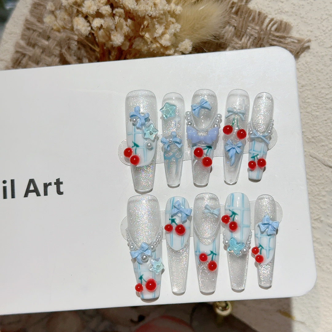 Decorative Nail Art Press-On Tips
