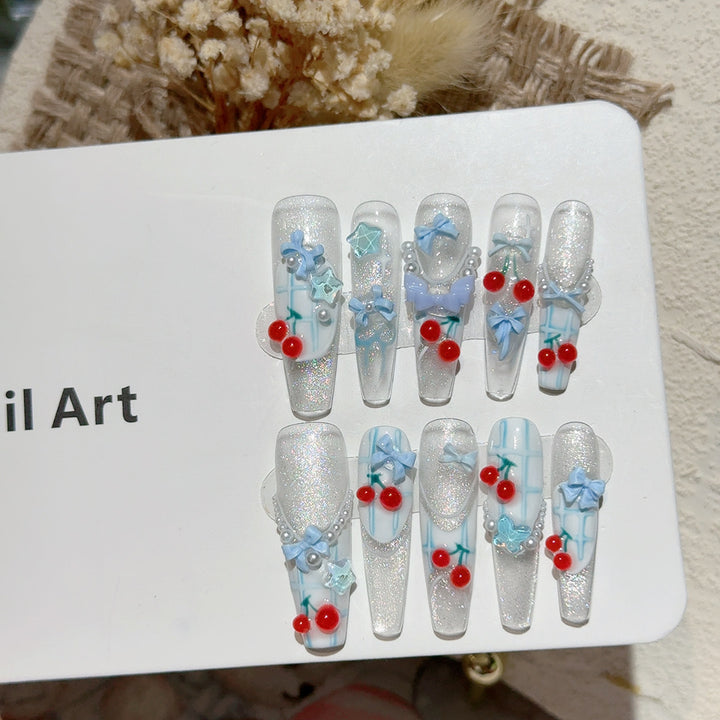 Decorative Nail Art Press-On Tips
